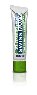 Лубрикант на водній основі для чутливої ​​шкіри Swiss Navy All Natural 10 мл