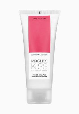 Лубрикант на водній основі MixGliss KISS Wild Strawberry (70 мл) Дика Полуничка