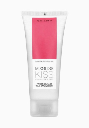 Лубрикант на водній основі MixGliss KISS Wild Strawberry (70 мл) Дика Полуничка